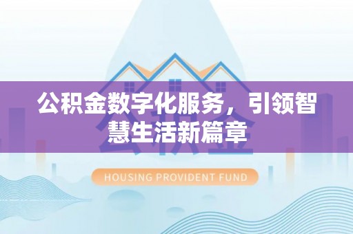 林内公积金数字化服务，引领智慧生活新篇章