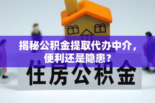 林内揭秘公积金提取代办中介，便利还是隐患？