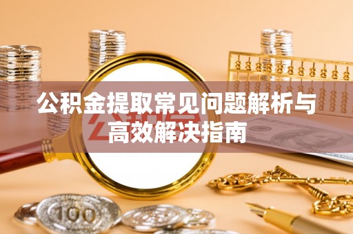 林内公积金提取常见问题解析与高效解决指南