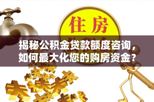 林内揭秘公积金贷款额度咨询，如何最大化您的购房资金？