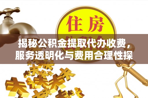 林内揭秘公积金提取代办收费，服务透明化与费用合理性探讨