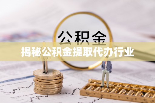 林内揭秘公积金提取代办行业