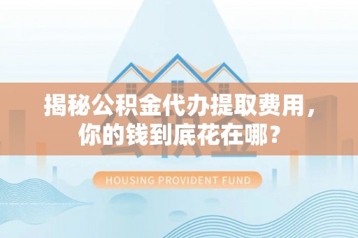 林内揭秘公积金代办提取费用，你的钱到底花在哪？