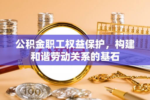林内公积金职工权益保护，构建和谐劳动关系的基石