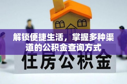 林内解锁便捷生活，掌握多种渠道的公积金查询方式
