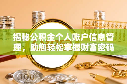 林内揭秘公积金个人账户信息管理，助您轻松掌握财富密码