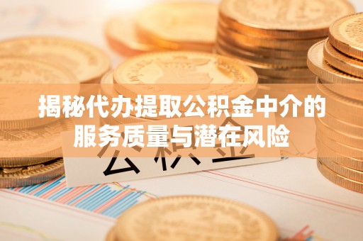 林内揭秘代办提取公积金中介的服务质量与潜在风险