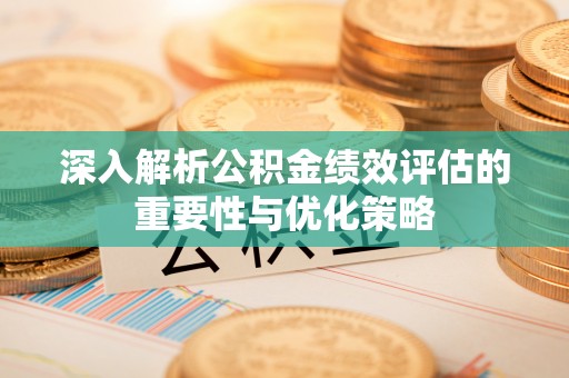 林内深入解析公积金绩效评估的重要性与优化策略