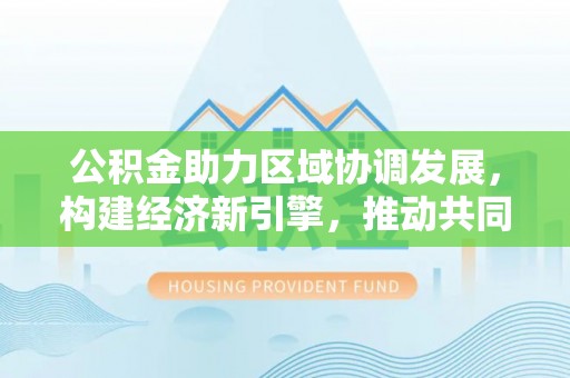 林内公积金助力区域协调发展，构建经济新引擎，推动共同富裕